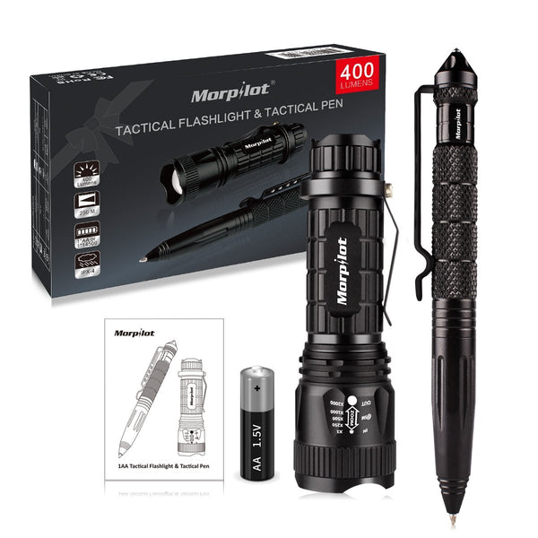 5 mode flashlight with self defense survival tool