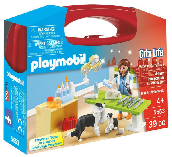 PLAYMOBIL Vet Visit Carry Case