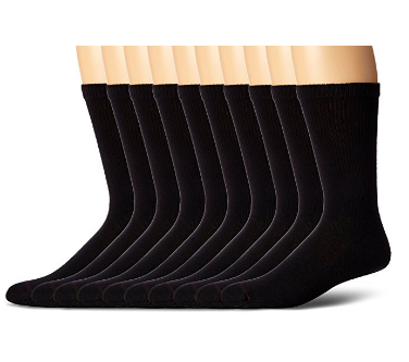 Paquete de 10 calcetines Hanes - Blanco o negro