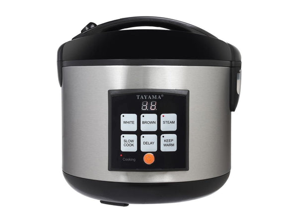 Digital rice cooker and food steamer