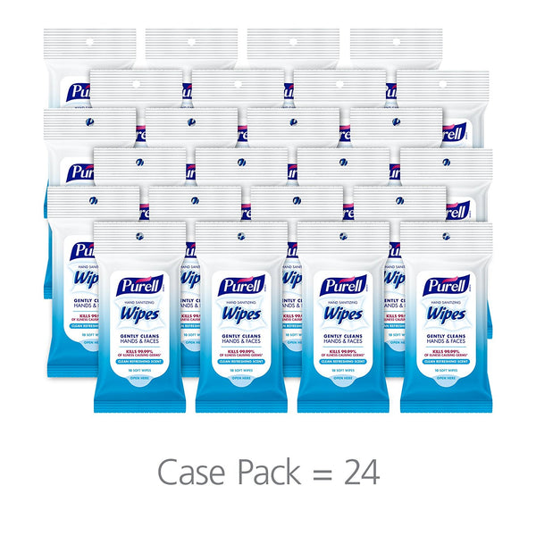 24 paquetes de toallitas desinfectantes para manos Purell
