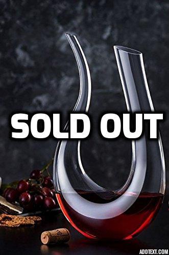 Crystal wine decanter