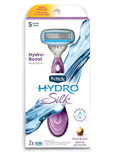 Schick Hydro Silk Razor for Women with 2 Moisturizing Razor Blade Refills
