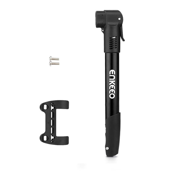 Bike pump with clip