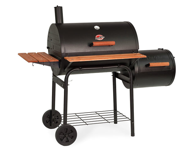 Parrilla de carbón con fogón lateral