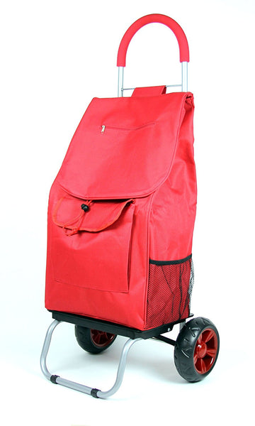Trolley Dolly, carrito plegable rojo para compras