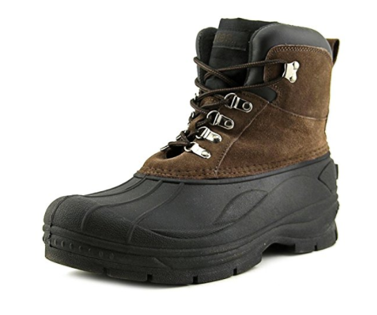 Botas de nieve de cuero con cordones Tommy de Totes para hombre
