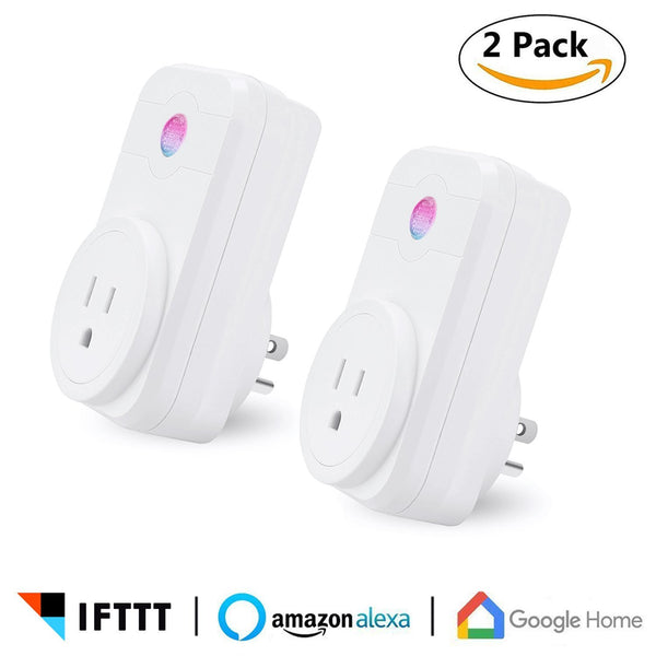 Pack of 2 WiFi smart plugs