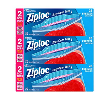 84 Ziploc Freezer Bags - Gallon