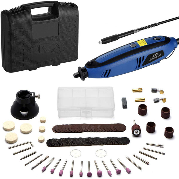 Rotary Tool Kit With 116 Accessories And Suitcase