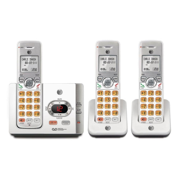 AT&T 3 Handset Cordless Phone with Answering System and caller ID