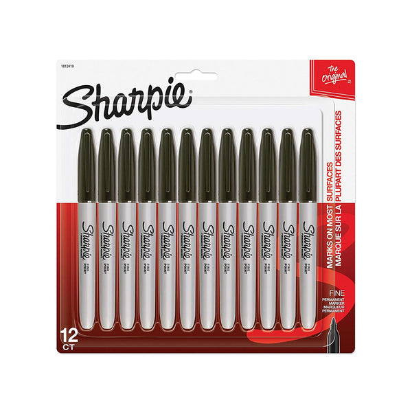 Pack Of 12 Sharpie Markers