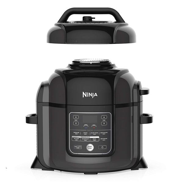 Ninja Pressure, Steamer, Air Fryer All-in- All-in-One Multi-Cooker, Black/Gray