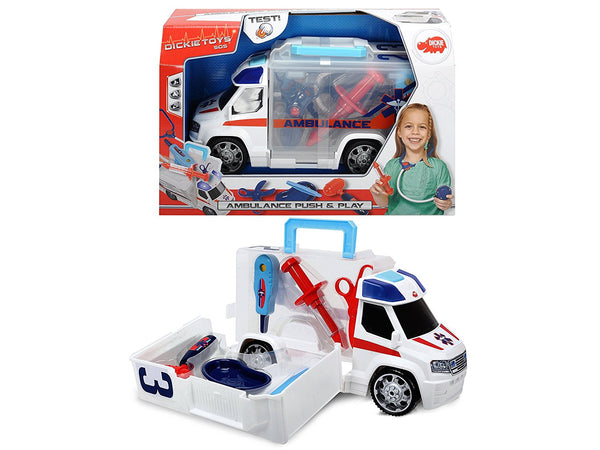 Rescue Ambulance with lights and sirens