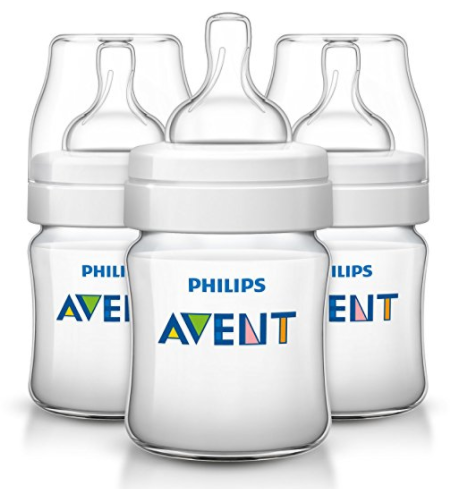 Pack of 3 Philips Avent baby bottles
