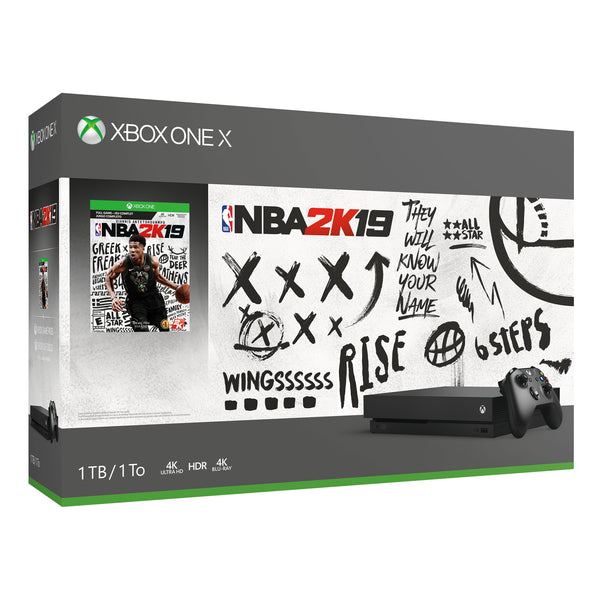 Xbox One X with NBA 2K19 Bundle