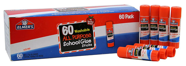 Pack of 60 Elmer's glue sticks