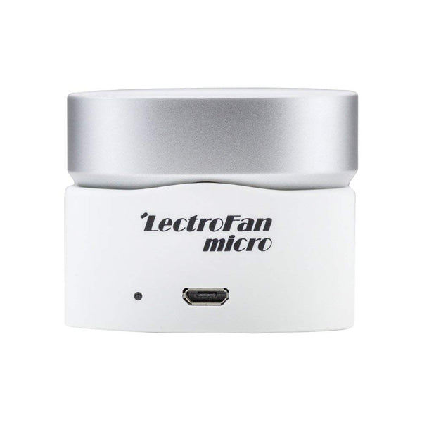 Máquina de sonido para dormir micro inalámbrica LectroFan (blanca)