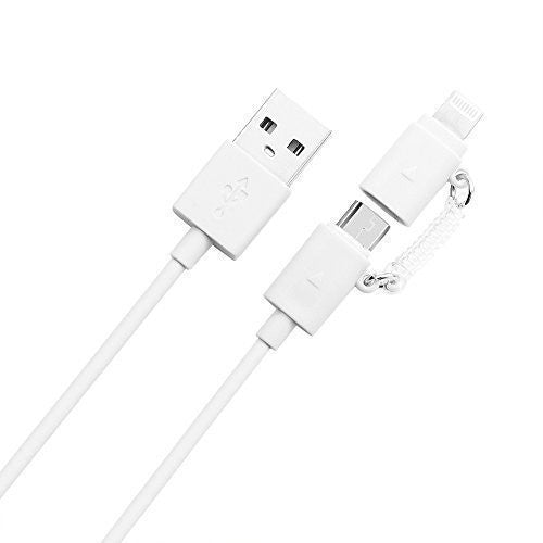 2IN1 Lightning Micro USB Cable Charging Cord