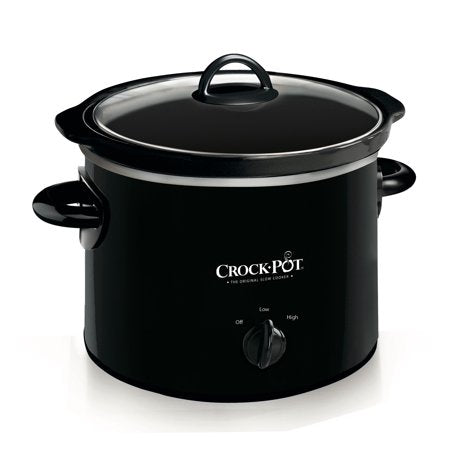 Olla de cocción lenta manual redonda Crock-Pot de 2 cuartos