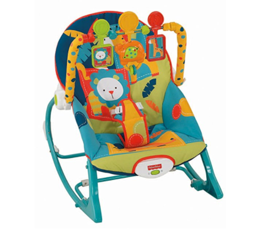 Fisher-Price Infant-to-Toddler Rocker, Dark Safari