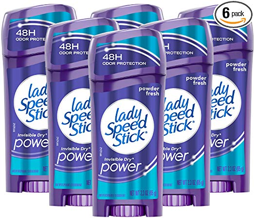 Pack De 6 Desodorantes Antitranspirantes Lady Speed ​​Stick