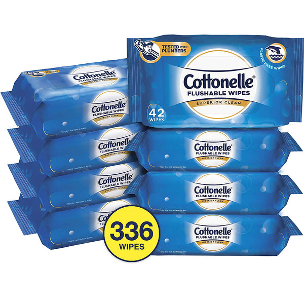 336 toallitas desechables Cottonelle FreshCare