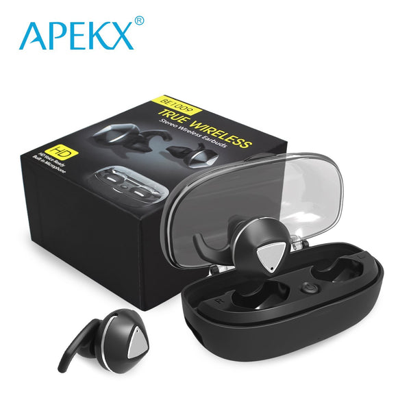 Mini wireless Bluetooth surround sound sport headphones with mic