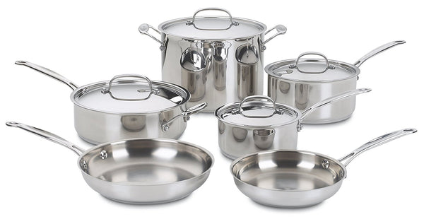 Juego de utensilios de cocina Cuisinart de 10 piezas.