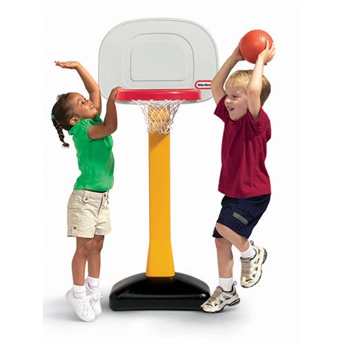 Little Tikes TotSports Juego de baloncesto con poste no ajustable