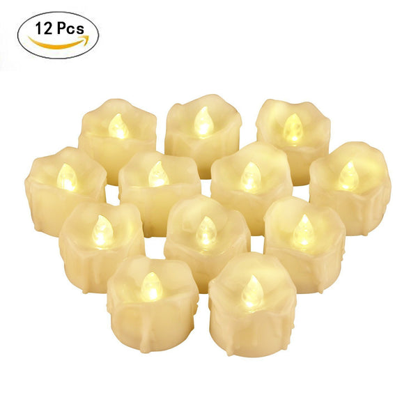 12 Flameless Candles