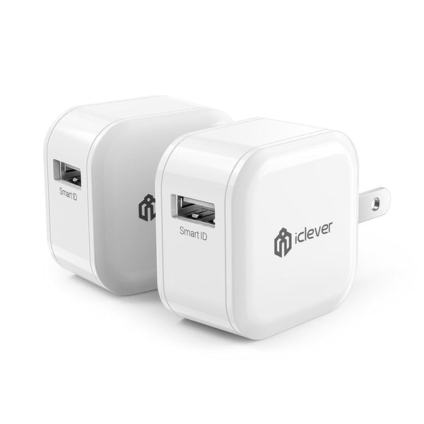 Pack of 2 USB wall chargers
