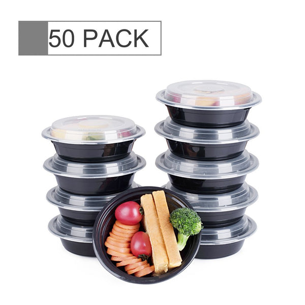 Paquete de 50 recipientes para preparar comidas.