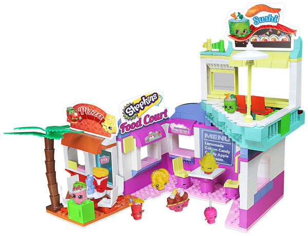 Shopkins Kinstructions Shopville Modelo de patio de comidas de lujo