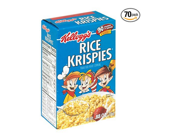 Pack of 70 Kellogg's Rice Krispies Cereal