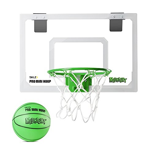 Mini aro de baloncesto SKLZ Pro - Brilla en la oscuridad