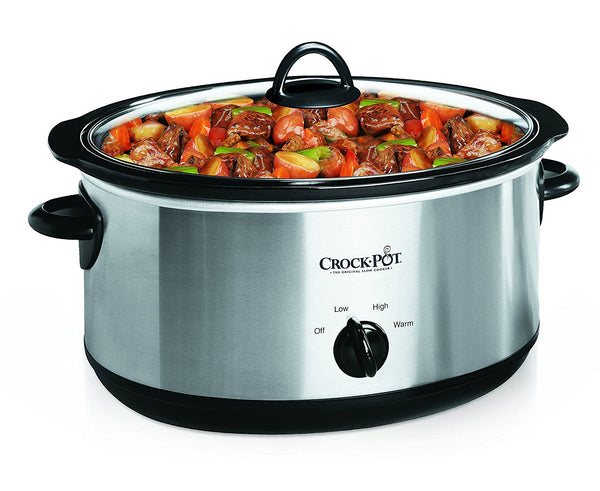 Olla de cocción lenta manual ovalada Crock-Pot de 7 cuartos