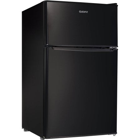 3.1 cu ft Compact Refrigerator Double Door