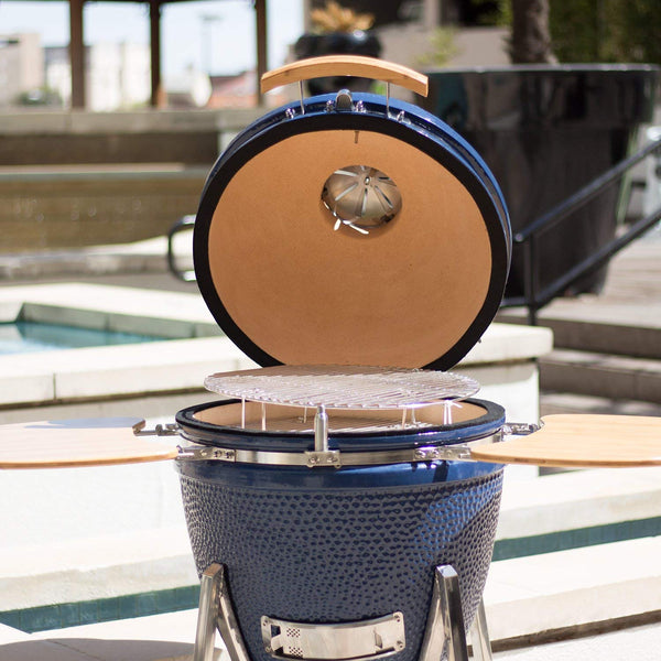 Lonestar Chef SCS-K19 Ceramic Kamado Grill, 19 Inch