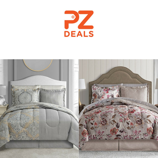 Juegos de cama reversibles de 8 piezas - 33 estilos