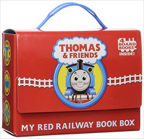 Caja de libros Mi Ferrocarril Rojo de Thomas y sus amigos