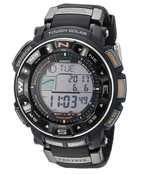Reloj deportivo digital Casio Pro Trek Tough Solar para hombre