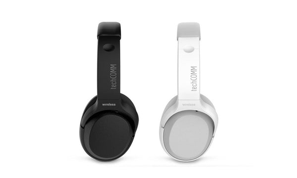 TechComm Chord Active Noise Cancelling Over-Ear Wireless Bluetooth Headphones