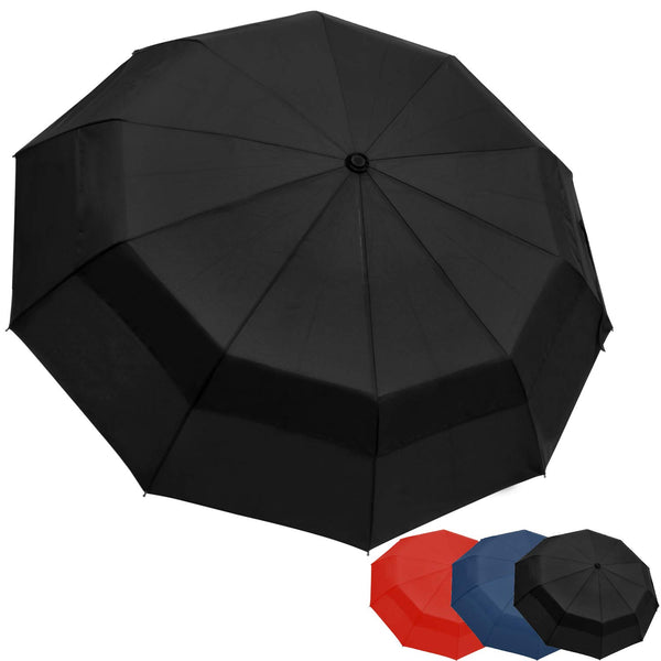 Compact Windproof Travel Umbrella