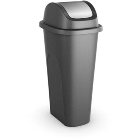 11-Gallon Swing Lid Slim Trashcan
