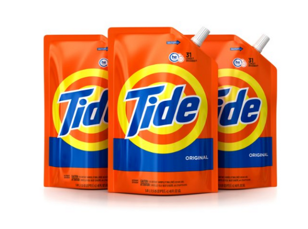 Pack of 3 Tide detergents