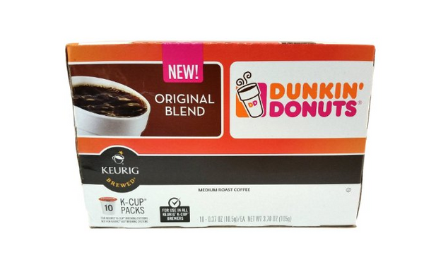 60 café Dunkin' Donuts para cápsulas K-cup