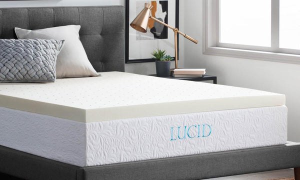 Lucid Ventilated Memory Foam Mattress Topper