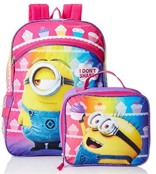 Backpack with Detachable Lunch Bag