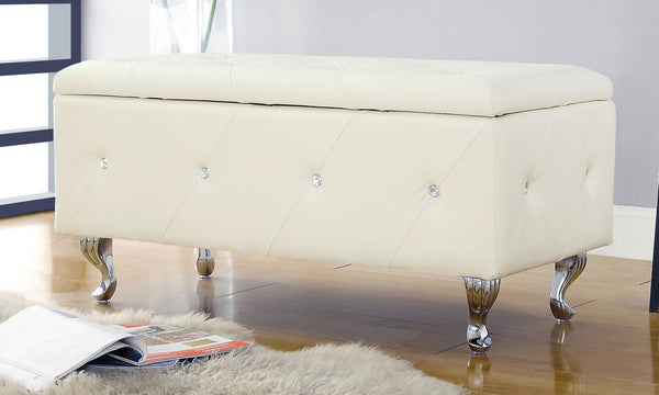 Crystal Entryway Storage Bench